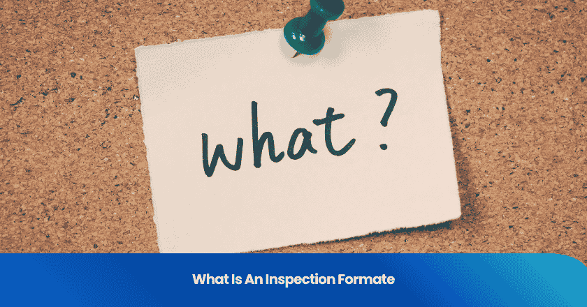 What Is An Inspection Formate